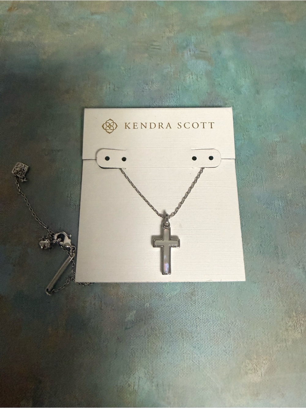 Kendra Scott Silver Cross Pendant Necklace